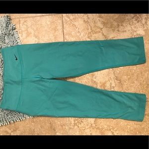 Turquoise Nike leggings